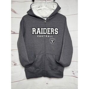 NFL Team Apparel Women's Raiders Football Hoodie / Size Medium / Sku0079